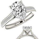 Pear Cathedral Engagement Ring