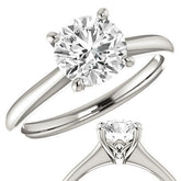 Round Brilliant Moissanite Solitaire Ring