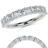 11-Stone 3x2.5mm Radiant Moissanite Anniversary Band