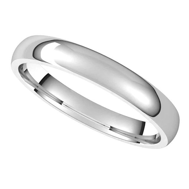3mm Comfort Fit Medium Weight Wedding Band