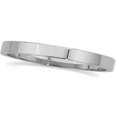 2mm Flat Wedding Band