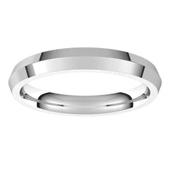 3mm Knife Edge Comfort Fit Wedding Band
