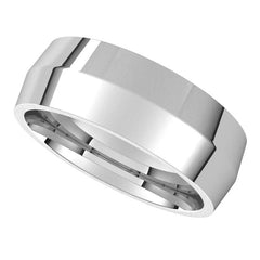 7mm Knife Edge Comfort Fit Wedding Band