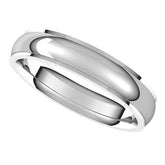 4mm Stepped Comfort Fit Wedding Band