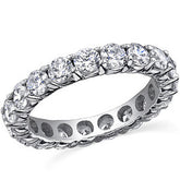 3.5mm Moissanite Shared Prong Eternity Ring