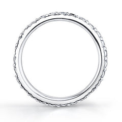 Moissanite Shared Prong Eternity Ring