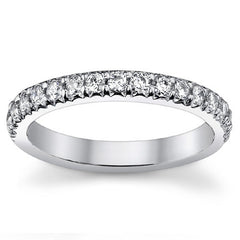 Moissanite Shared Prong Eternity Ring