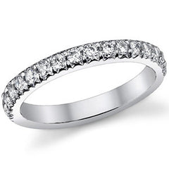 Moissanite Shared Prong Eternity Ring