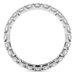 Round Brilliant U-Prong Moissanite Eternity Ring 1.2ct - 1.5ct