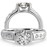 Modern Bezel Engagement Ring
