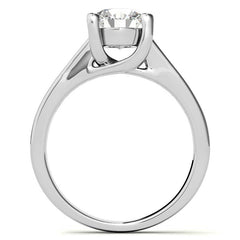 Channel Trellis Moissanite Engagement Ring