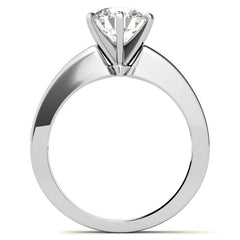 Baguette Moissanite Engagement Ring Setting 0.60ct