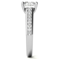 Princess cut Moissanite Engagement Ring