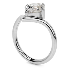 Duchess Marquise NSEW V-Shaped Moissanite Solitaire Ring