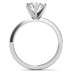 Moissanite Engagement Ring, 0.24ct Prong Set