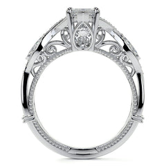 Marquise Split Shank Infinity Style Moissanite Engagement Ring