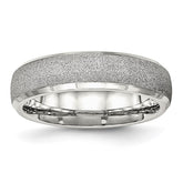 Stainless Steel Polished Laser Cut 6mm Band