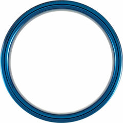 Blue PVD Tungsten 6 mm Grooved Band