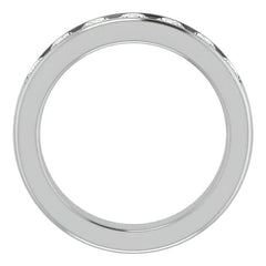 4mm/1.75ct Round Channel Set Moissanite Mens Band