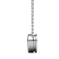 Heart Moissanite Solitaire Necklace with Chain