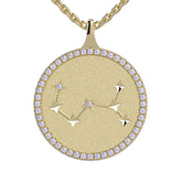Scorpio Zodiac Diamond Constellation Pendant