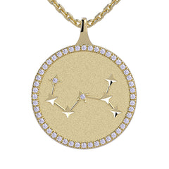 Scorpio Zodiac Diamond Constellation Pendant