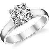 Trellis Cathedral Round Solitaire Ring