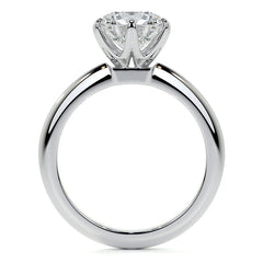 Round Brilliant Moissanite Solitaire Ring