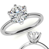 Round Solitaire Ring (2mm)