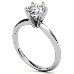 Oval Moissanite Solitaire Ring