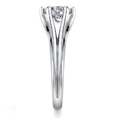 Round Brilliant Moissanite 6-Prong Solitaire Ring