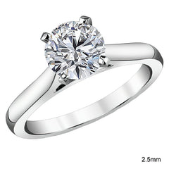 Cathedral Moissanite Solitaire Setting