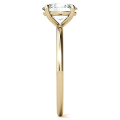 Oval Moissanite Petite Solitaire Ring