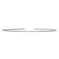 4-Prong 3mm Round Brilliant Moissanite Tennis Necklace 12.5ct-15.7ct