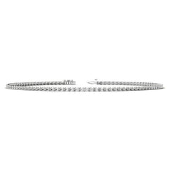 4-Prong 4mm Round Brilliant Moissanite Tennis Necklace 23.25ct - 29.25ct