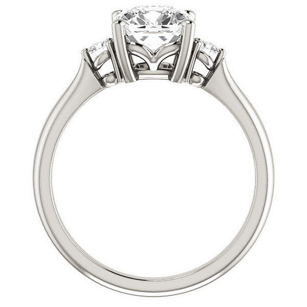 Cushion Moissanite Engagement Ring
