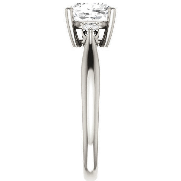 Cushion Moissanite Engagement Ring