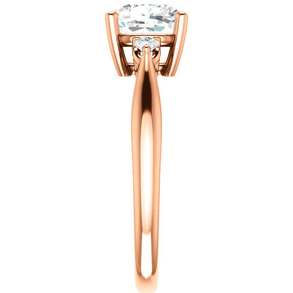 Cushion Moissanite Engagement Ring
