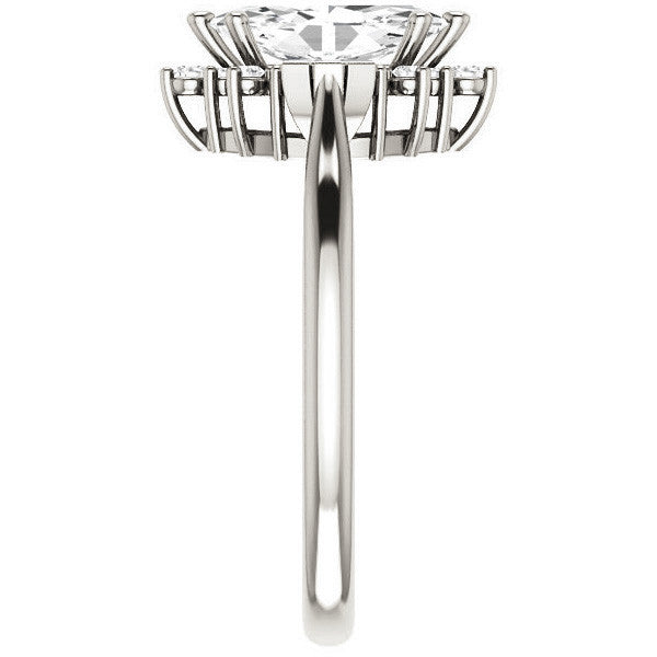 Marquise Cathedral Engagement Ring