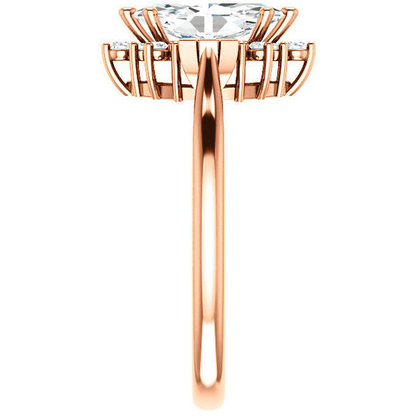 Marquise Cathedral Engagement Ring