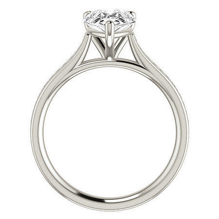 Pear Cathedral Engagement Ring