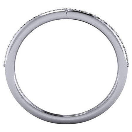Right Hand Ring - Fancy Split Shank with Moissanite Stones