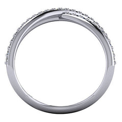 Right Hand Ring - Split Shank with Moissanite stones