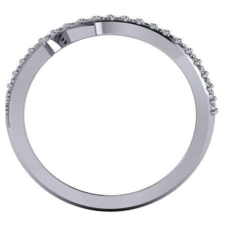 Free Form Designer Moissanite Right Hand Ring