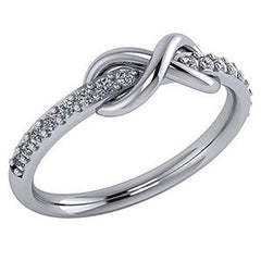 Infinity Design Moissanite Right Hand Ring