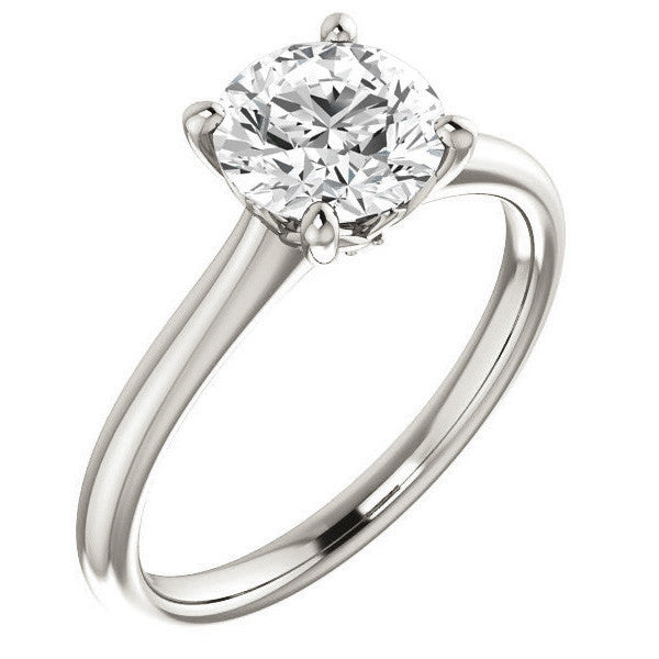 Round Brilliant Moissanite Solitaire Ring