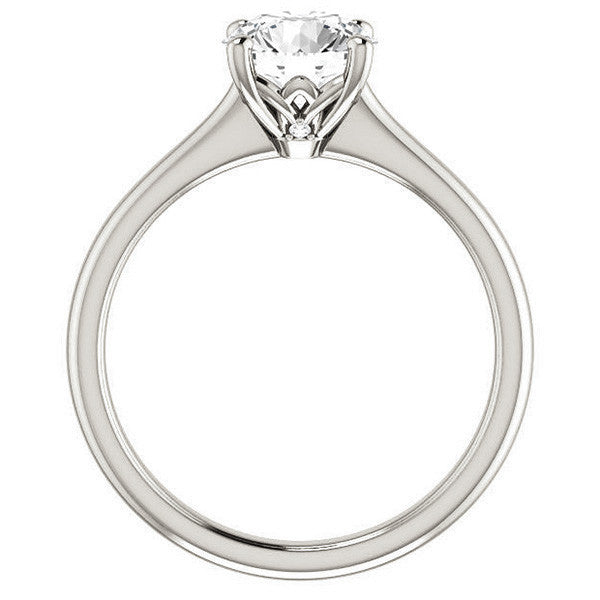 Round Brilliant Moissanite Solitaire Ring