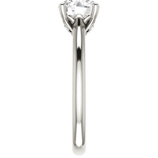 Round Brilliant Moissanite Solitaire Ring