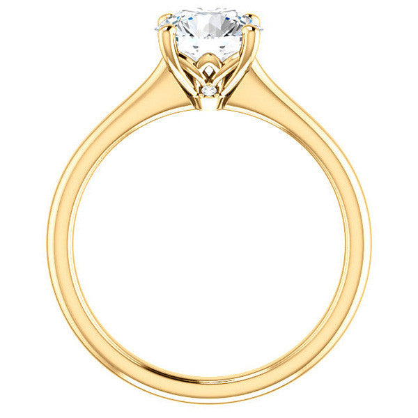 Round Brilliant Moissanite Solitaire Ring