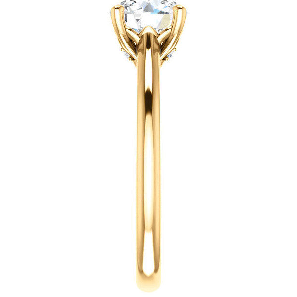 Round Brilliant Moissanite Solitaire Ring